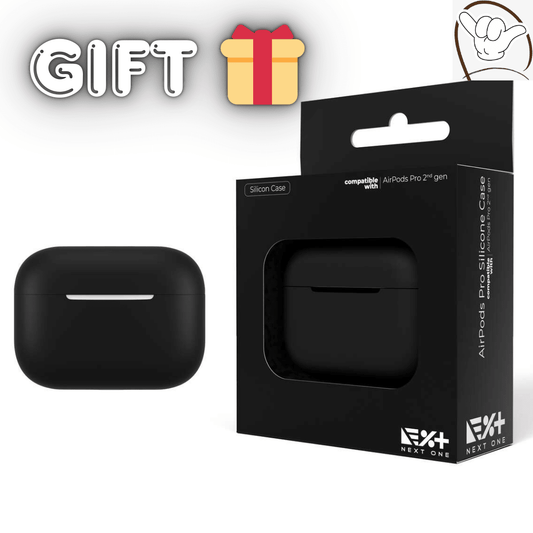 AirPods Pro 2nd generation Type - C Black & Free ( Silicone Case Gift 🎁 ) - MoodOn.pk