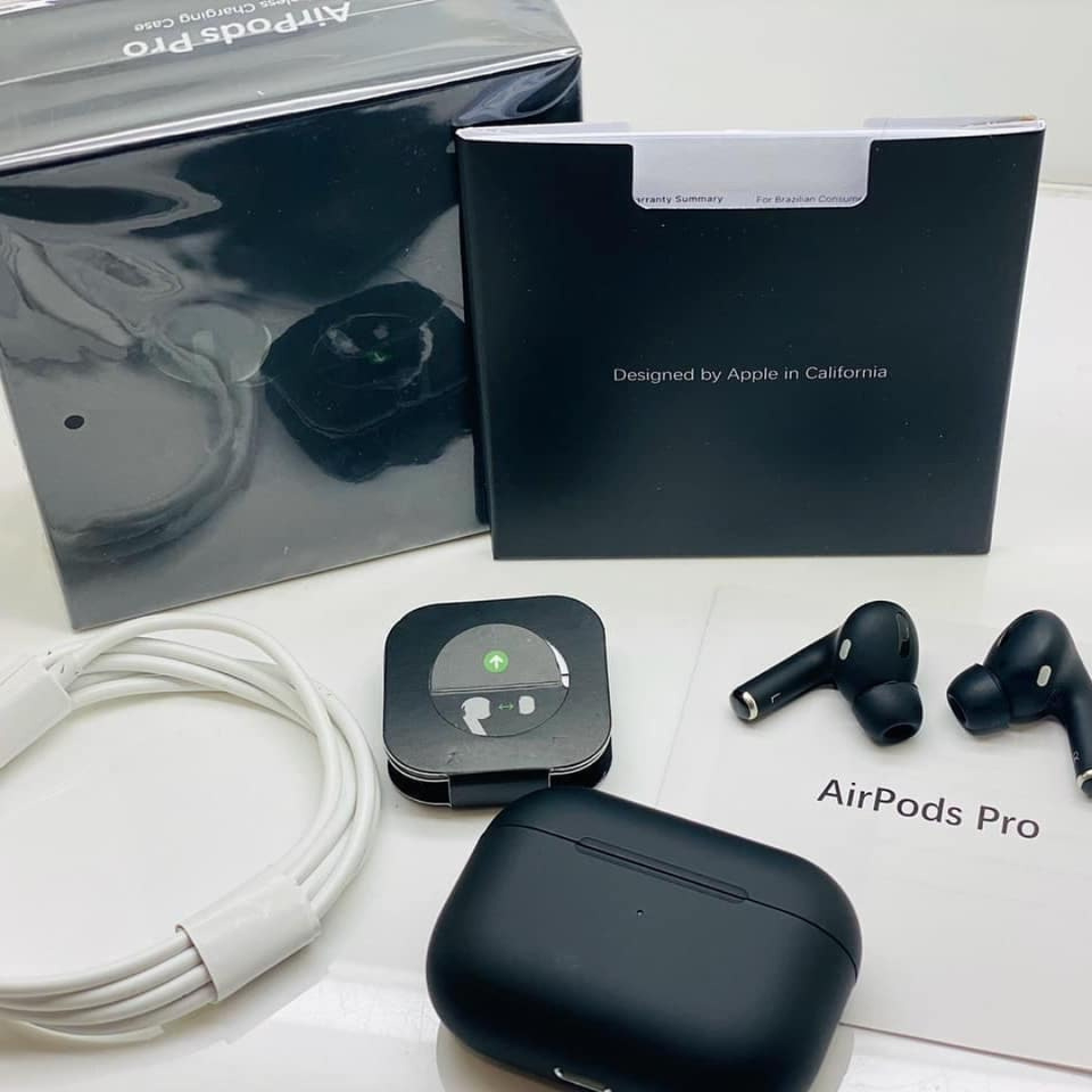 AirPods Pro 2nd generation Type-C Black & Free ( Silicone Case Gift  🎁 )