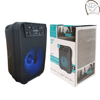 Greatnice Wireless Bluetooth Speaker 3 Inch GTS - 1372 | Portable Bose - Style Sound System with Extra Bass - MoodOn.pk