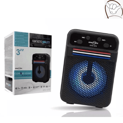 Greatnice Wireless Bluetooth Speaker 3 Inch GTS - 1372 | Portable Bose - Style Sound System with Extra Bass - MoodOn.pk