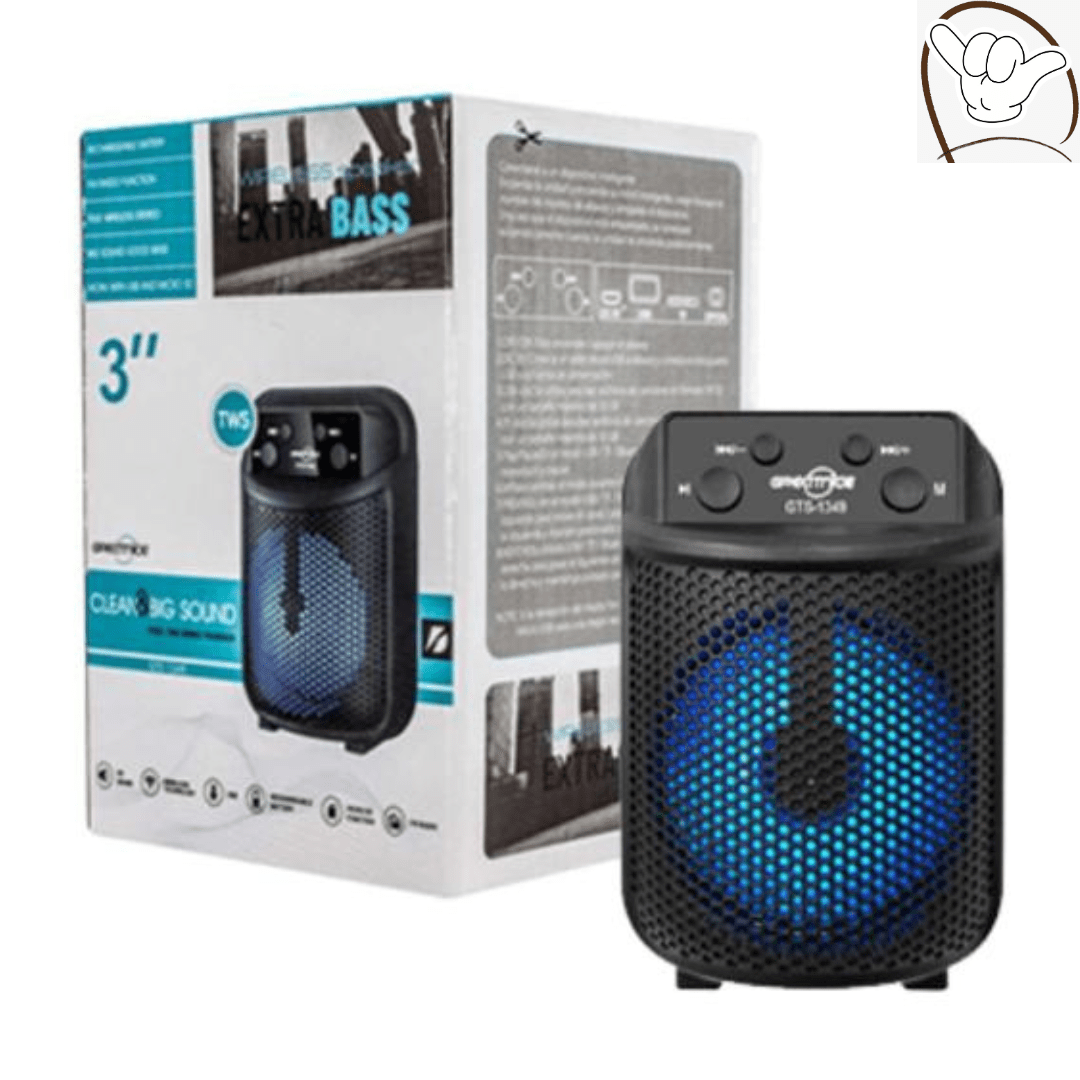Greatnice Wireless Bluetooth Speaker 3 Inch GTS - 1372 | Portable Bose - Style Sound System with Extra Bass - MoodOn.pk