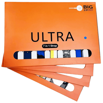 Ultra 7 - in - 1 Smart Watch – Includes 7 Stylish Straps | Fitness & Health Tracker - My Store